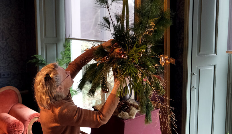 Historische kerstsfeer in Museum Martena dankzij Groei & Bloei Franeker